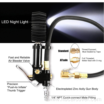 LED Light Digital Tire Inflator gauge